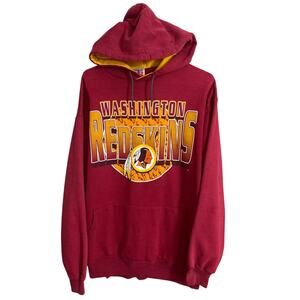 VINTAGE NFL WASHINGTON REDSKINS HOODIE SWEATSHIRT 1990S XL MADE IN USA RARE